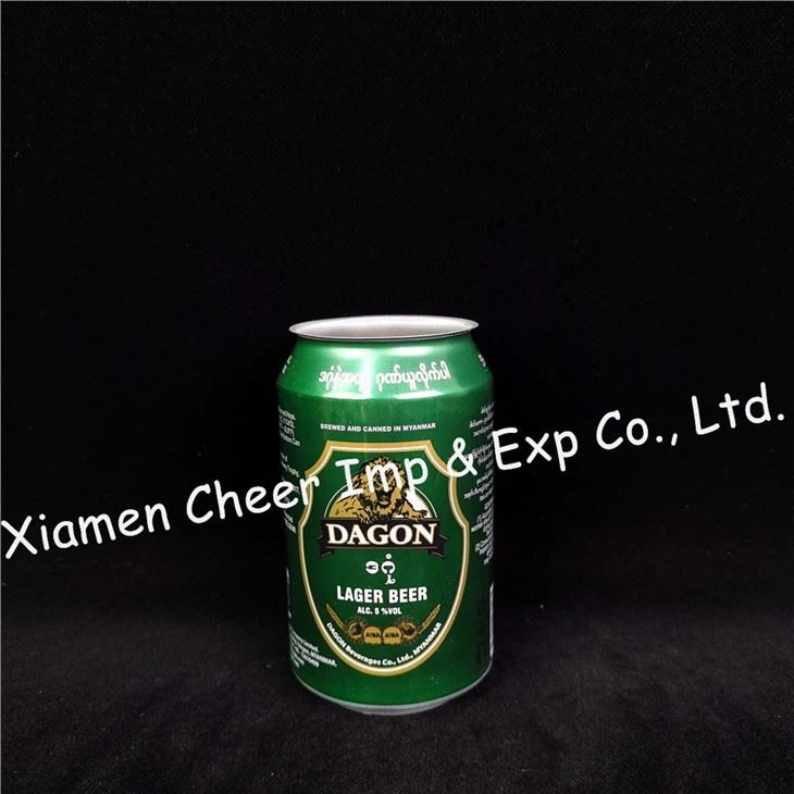 Caniau Cwrw Alwminiwm Lliw Gwyrdd 330ml